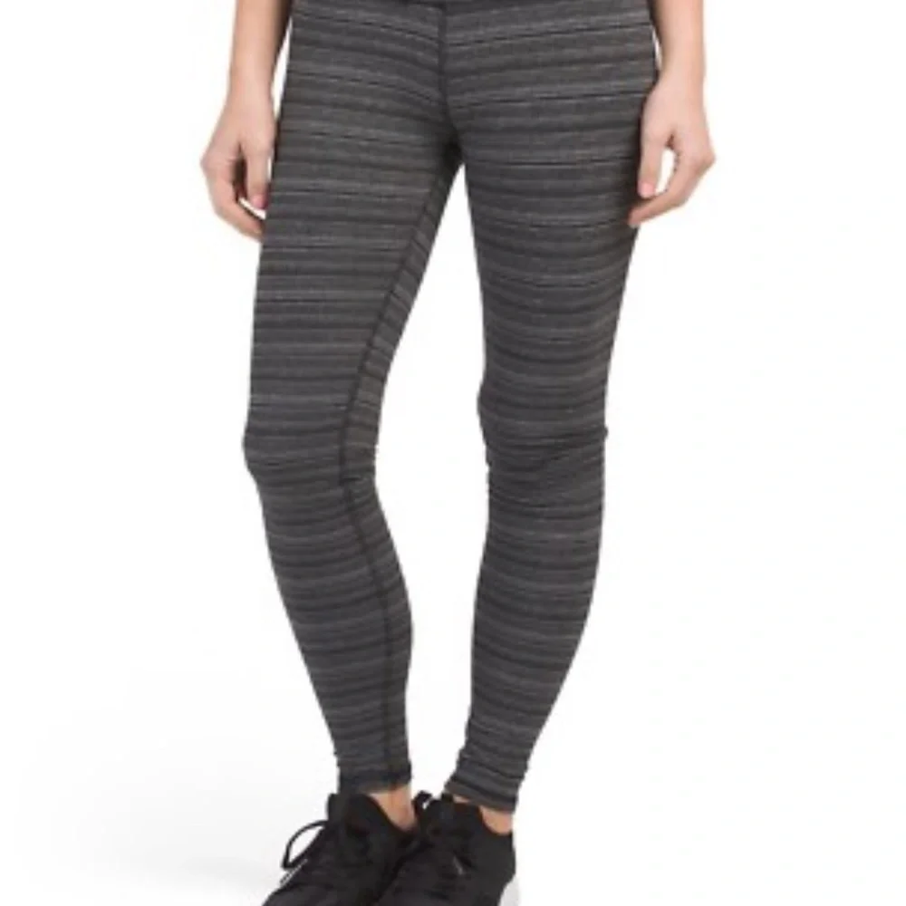 Lululemon Athletica Gray Leggings High-Waisted Stretch